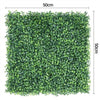 Artificial Boxwood Panel Topiary Hedge Plant Garden Privacy Screen Fence 12PCS