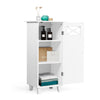 Waterproof Bathroom Cabinet Floor Unit Slim Toilet Organizer Storage Cupboard