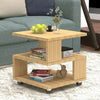 Coffee Table Sofa Side End Modern Tea Desk Storage Shelf for Living Room/Bedroom