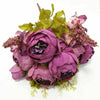 13 Heads Peony Flowers Bouquet Artificial Decor weddings home x6 colou