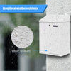 Wall Mounted Outdoor Large Lockable Mailbox Steel Locking Home Letter Post Box
