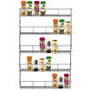 5 TIER SPICE HERB JAR RACK HOLDER FOR KITCHEN DOOR CUPBOARD & WALL STORAGE UNIT