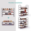 5 TIER SHOE RACK STORAGE ORGANISER STAND SHELF STACKABLE SHOES HOLDER