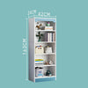 Small Corner Bookshelf Cupboard Display Cabinet Bookcase Shelving with 5 Tiers