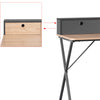 Office Computer Desk Study PC Writing Table w/ Drawer Storage Shelf Workstation