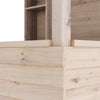 Large Garden Bar Shed Outdoor Wooden Drinks Hatch Patio Party with Storage Shelf