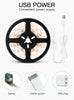 PIR Motion Sensor LED Strip Lights USB Power Flexible Tape Closet Cabinet Lamp