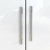 2 Doors Wardrobe White High Gloss Storage Hanging Rail Furniture with Mirror