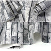 New Grey Brick Wall Grey Shimmer Tones Effect Faux Metallic Feature Wallpaper 3D