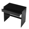 Simple Budget Computer Desk Wooden Small Table With Sliding Drawer Tray