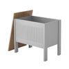Ottoman Toy Box Chest Wooden Storage Blanket Bedding Trunk Cabinet UK