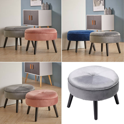 Foot Rest Stool Pouffe Dressing Table Footstool Ottoman Seating Living Room UK