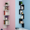 5 Tier Corner Shelf Floating Wall Shelves Storage Display Bookcase Home Decor UK