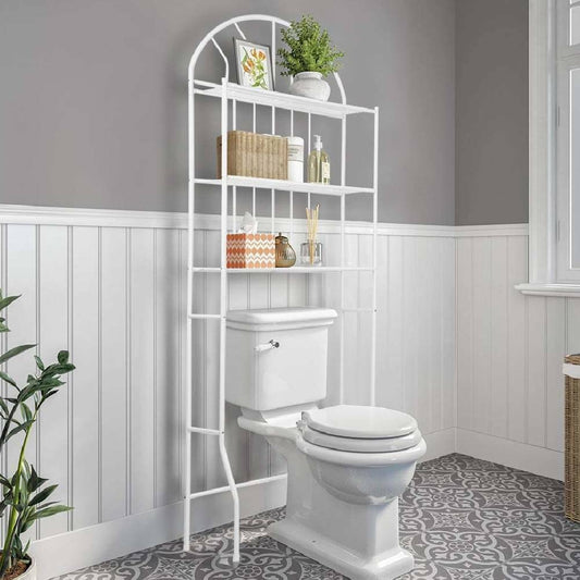 3 Tier Over Toilet Bathroom Display Tidy Shelf Towel Storage Rack Organizer