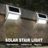 2X SUPER BRIGHT SOLAR POWERED DOOR FENCE WALL LIGHTS LED OUTDOOR GARDEN LIGHTING