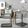 2 4 6x Faux Leather Dining Chairs Padded Seat High Back Kitchen Breakfast Chair