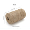 200m 3 Ply Natural Brown Soft JUTE TWINE Sisal String Rustic Cord Shabby
