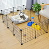 10/12/36 Panel Pet Fence Playpen Puppy Dog Small Animals Enclosure Cage Indoor