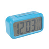 UK Digital LCD Snooze Electronic Alarm Clock with LED Backlight Light Control