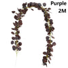 1/2m Artificial Fake Eucalyptus Garland Wreath Greenery Leaf Vine Plants Foliage