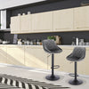 1x Breakfast Bar Stools Bar Chairs for Kitchen Bar Stools with Velvet Swivel Gas