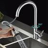 Modern Kitchen Sink Mixer Taps Pull Out Single Lever Chrome Brass Spray Mono Tap