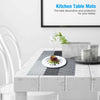 Set Of 6 PVC Place Mats & 6PCS Coasters-Dining Table Mat Set Anti Slip Washable