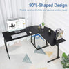 L Shaped Desk Corner Computer Gaming Laptop Table Workstation Home Office Desk