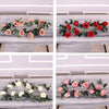 230cm 9 Roses Flowers Heads Silk Ivy Vine Artificial Wedding Windows Hanging DIY