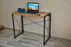 Folding Computer Desk Wooden Foldable Study Table Laptop Home Office PC