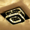 Luxurious Square Crystal LED Ceiling Light Bed Lamp Fitting Pendant Chandelier