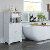 Bathroom Storage Cabinet Floor Standing Cabinet Cupboard with Door Storage Units