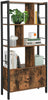 Large Industrial Bookcase Vintage Storage Unit Rustic Metal Cabinet Tall Display