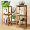 Premium Wood Plant Stand Corner Flower Pot Shelf Rack Art Crat Display DIY Decor