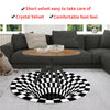 Round Rugs Anti-Slip RUG Carpet Mat 3D Stereo Illusion Living Room Floor Bedroom