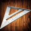 7" HEAVY DUTY ALUMINIUM METAL ROOFING RAFTER SPEED SQUARE ANGLE MITRE GUIDE