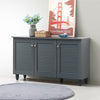 2 3 Doors Shoe Storage Cabinet Tall Cupboard White Dark Rustic Sonoma Oak Grey