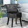 Dressing Table Stool Crushed Velvet Bedroom Vanity Chair Small Guest Bedroom