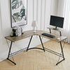 L-Shape Corner Gaming Desk Computer PC Workstation Writing Table Two Worktop NEW