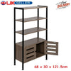Storage Cabinet Bookcase Bookshelf Doors Shelving Display Unit Small Organiser