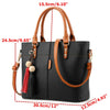 Lady Luxury Handbag Leather Briefcase Shoulder Bag Messenger Satche