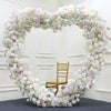 Heart Shape Metal Arch Frame Arrangement Wedding Background Flower Balloon Stand