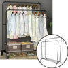 Heavy Duty Metal Clothes Rail Shelf Hanging Display Rack Coat Garment Standing