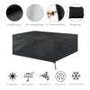 Black Waterproof Garden Patio Furniture Cover Covers Rattan Table Cube Outdoor