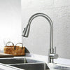 Modern Kitchen Sink Mixer Taps Pull Out Single Lever Chrome Brass Spray Mono Tap