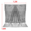 White Stage Wedding Party Backdrop Photography Background Drape Curtain 1.2X1.8M
