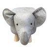 Lovely Animal Shaped Ottomans & Footstools PIG Pouffe Stool with Wood Legs Kids