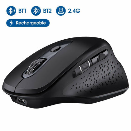 VicTsing Wireless Mouse 2.4G+Bluetooth Ergonomic Mouse for Laptop Mac PC Windows