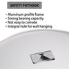 Round LED Bathroom Mirror Demister w Warm/White Lights Anti-fog IP44 600x600mm
