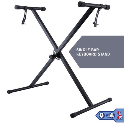 Electronic Piano Single X Stand Music Keyboard Standard Rack Adjustables Height